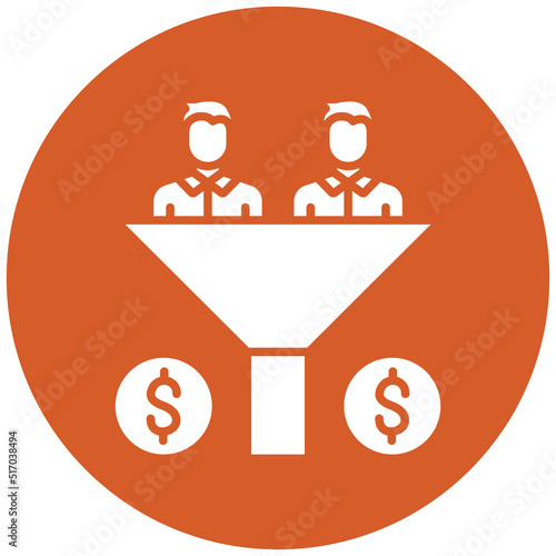 Sales Funnel Icon Style