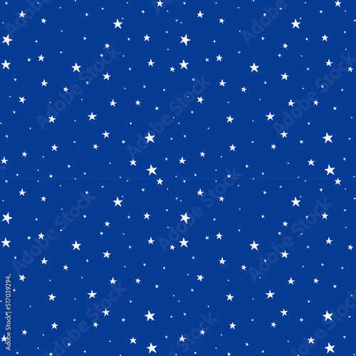 stars vector art seamless patterns starry night wallpaper navy background blue universe