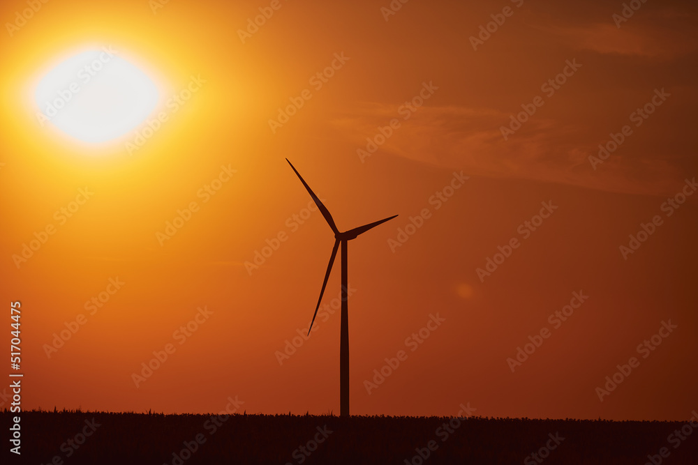 Windmill farm park and turbines for producing green electricity. Windmill farm park and turbines for producing green electricity.