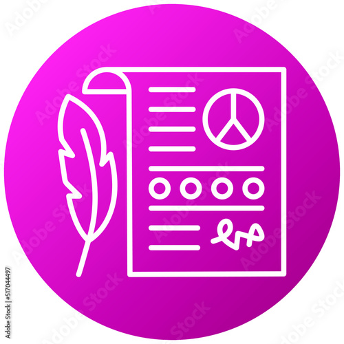 Peace Treaty Icon Style