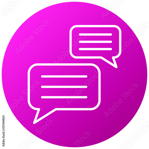 Bubble Chat Icon Style