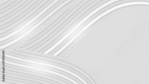 Abstract background with modern trendy white grey gradient for presentation design, flyer, social media cover, web banner, tech banner