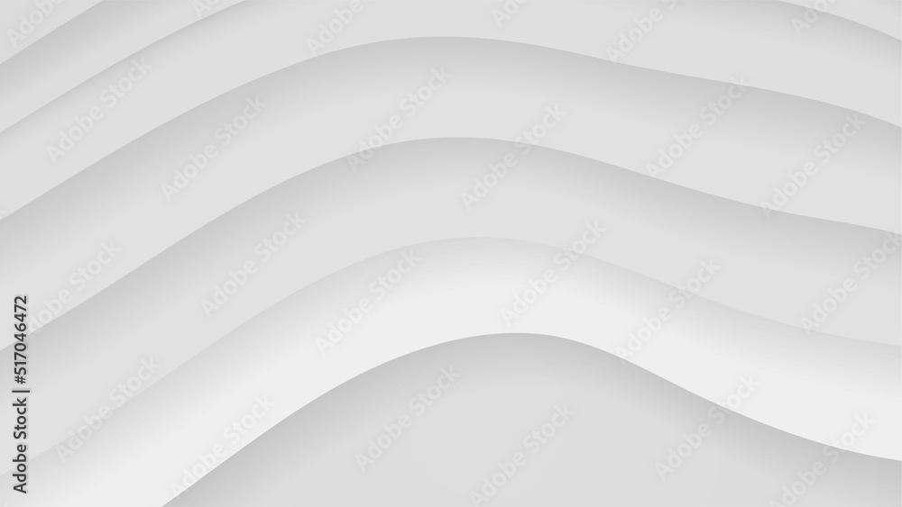 Obraz premium Abstract background with modern trendy white grey gradient for presentation design, flyer, social media cover, web banner, tech banner