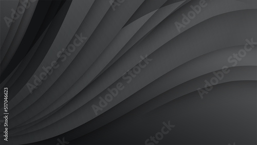 Abstract black background with modern trendy gradient texture color for presentation design, flyer, social media cover, web banner, tech banner