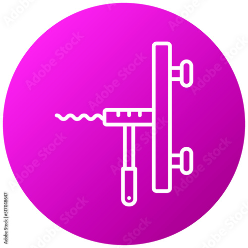 Sink Auger Icon Style