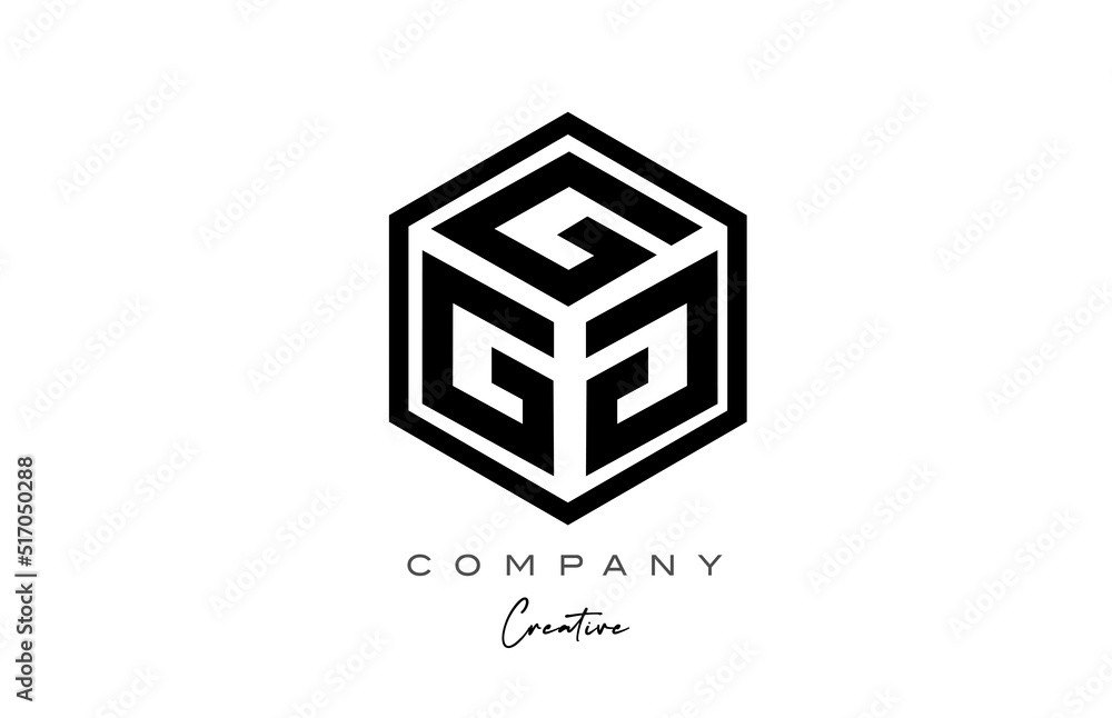three letter cube G alphabet letter logo icon design with polygon design. Creative template for company and business three letter cube G alphabet letter logo icon design with polygon design. Creative template for company and business