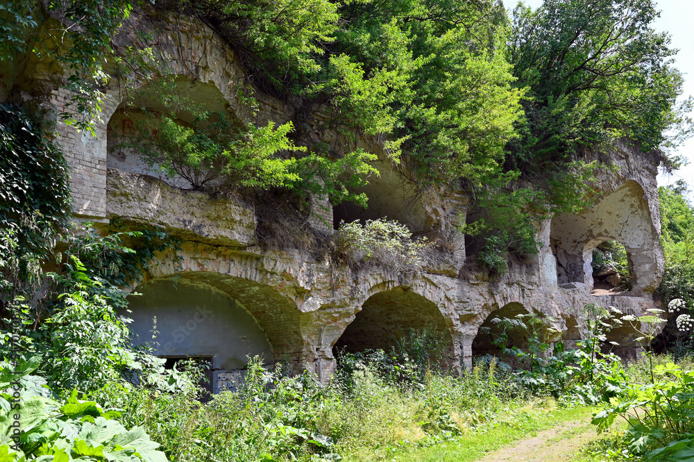 old and abandoned military fortification. Tarakanovsky fort