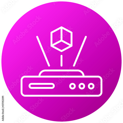 Hologram Icon Style