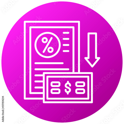 Down Payment Icon Style