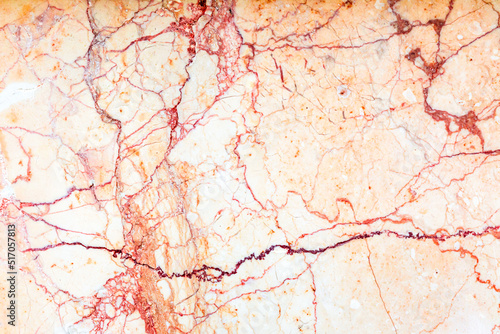 Natural pink marble with old cracked. Marble texture for a background
