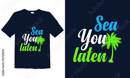Summer t-shirt design. Best for fashion graphics, t-shirt prints, posters, stickers, décor elements, t-shirts, and prints.