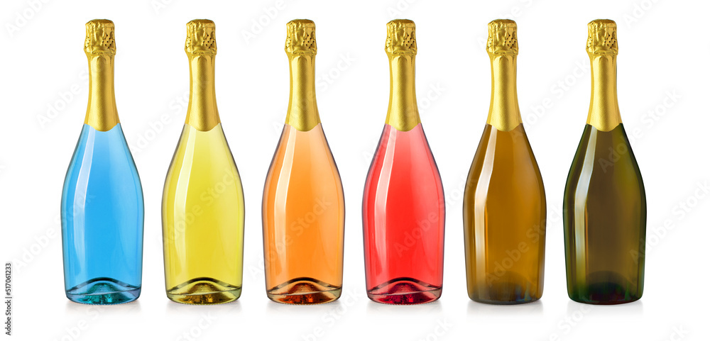 Sparkling wine bottles, champagne bottle Sparkling wine bottles, champagne bottle