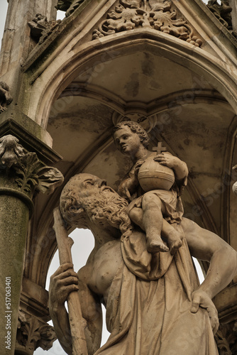 The monument of St. Christopher by C. Kern