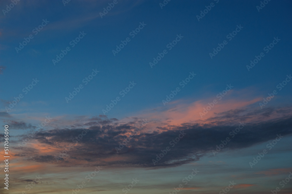 Fototapeta premium Scenic view of clouds on sky during sunset 