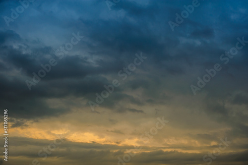 Scenic view of clouds on sky during sunset  © Dmytro Hai