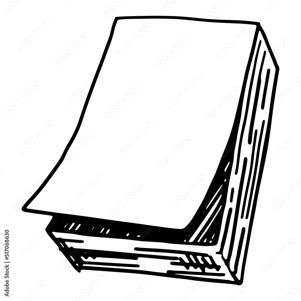 Memo pad, paper blank template in doodle style. Clip art for planning, diary, sticker. Hand drawn vector ink retro sketch isolated on white. Memo pad, paper blank template in doodle style. Clip art for planning, diary, sticker. Hand drawn vector ink retro sketch isolated on white.