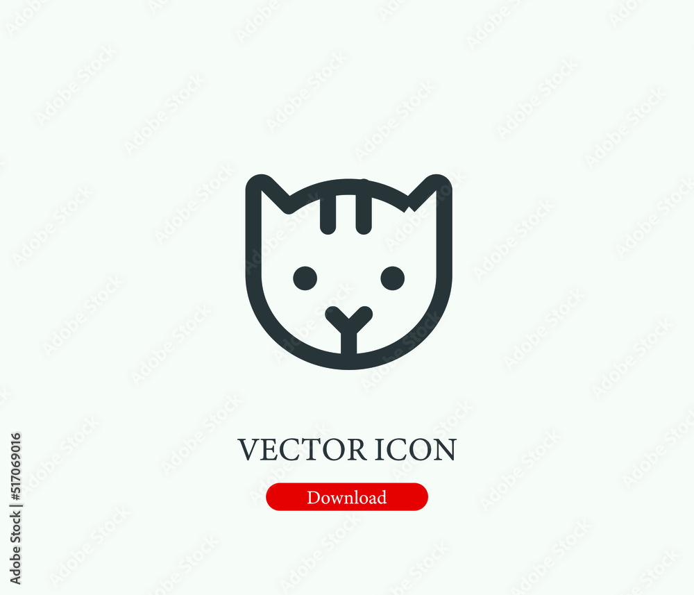 Pet vector icon. Symbol in Line Art Style for Design, Presentation, Website or Mobile Apps Elements, Logo. Pet symbol illustration. Pixel vector graphics - Vector Pet vector icon. Symbol in Line Art Style for Design, Presentation, Website or Mobile Apps Elements, Logo. Pet symbol illustration. Pixel vector graphics - Vector