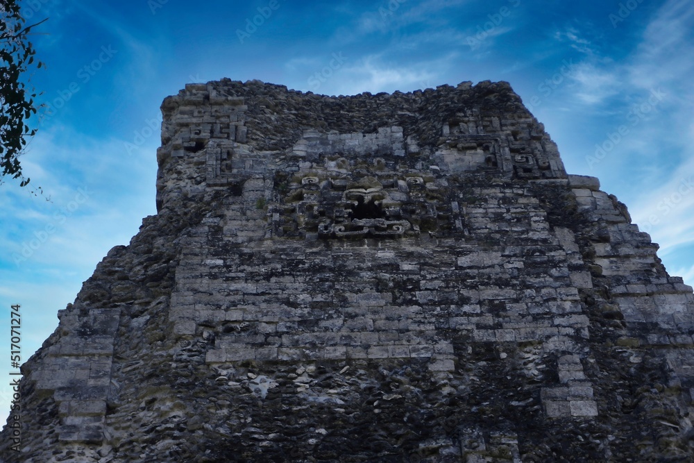 Xpuhil city ruins , Campeche , Mexico. 2022 02 14 , estimates occupation to be somewhere between 300 and 1200AD.