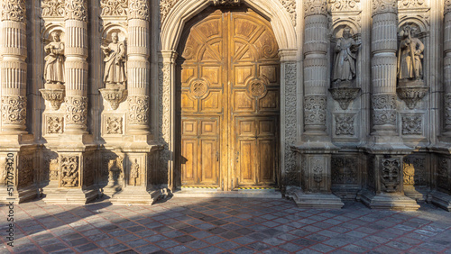 Chihuahua cathedral front door