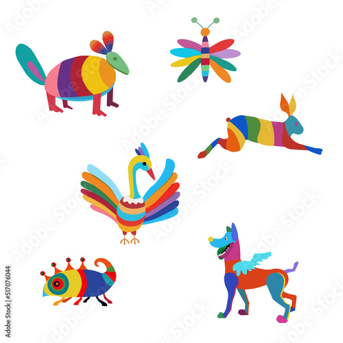 animals set mexican style