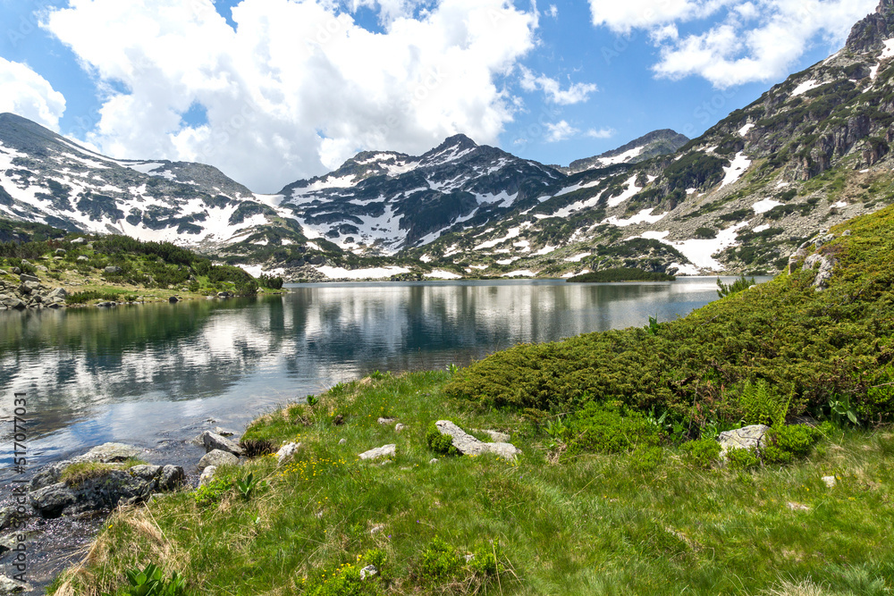 Naklejka premium Landscape of Pirin Mountain near Popovo Lake, Bulgaria