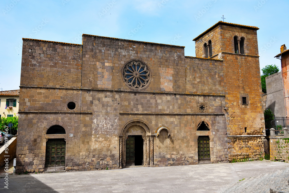 church of santa maria della rosa Tuscania Lazio Italy