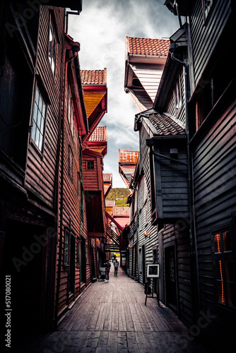 old street in Norway