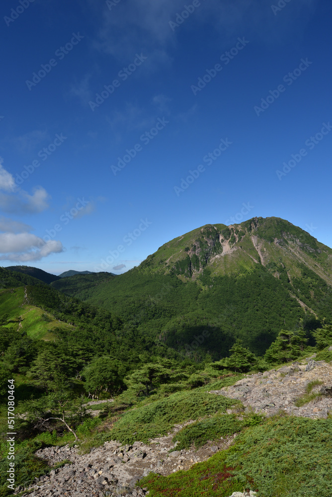 Mountain climbing in summer season Mountain climbing in summer season