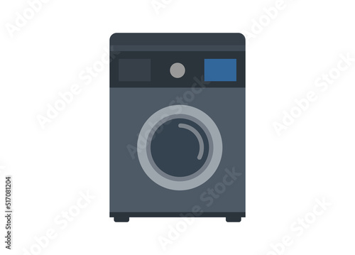 Washing machine. Simple flat illustration.