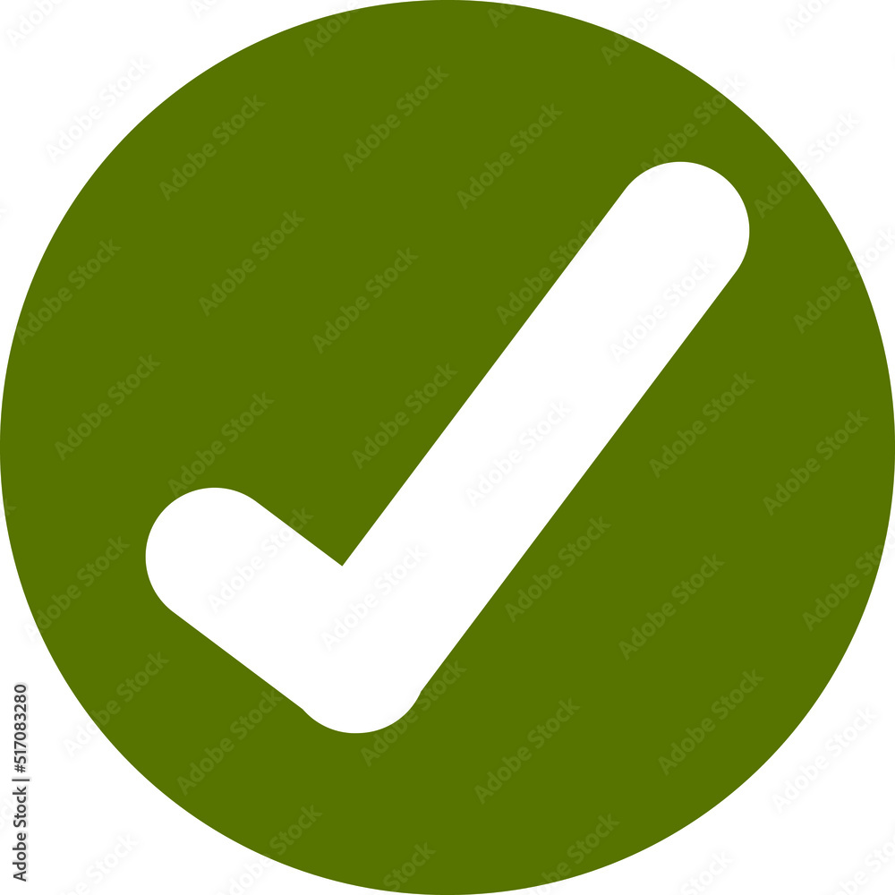 Check symbol enclosed within a bronze yellow circle Check symbol enclosed within a bronze yellow circle