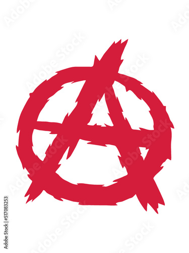 Anarchie Symbol Logo Design 