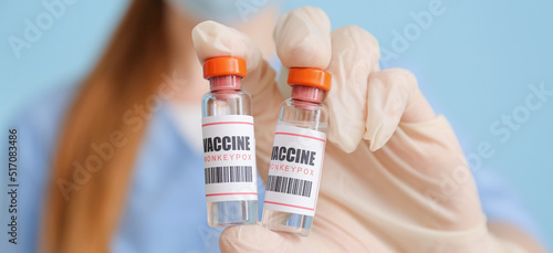 Female doctor with monkeypo...