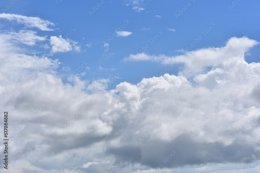 Beautiful sky. Cumulonimbus cloud and cirrus cloud Beautiful sky. Cumulonimbus cloud and cirrus cloud