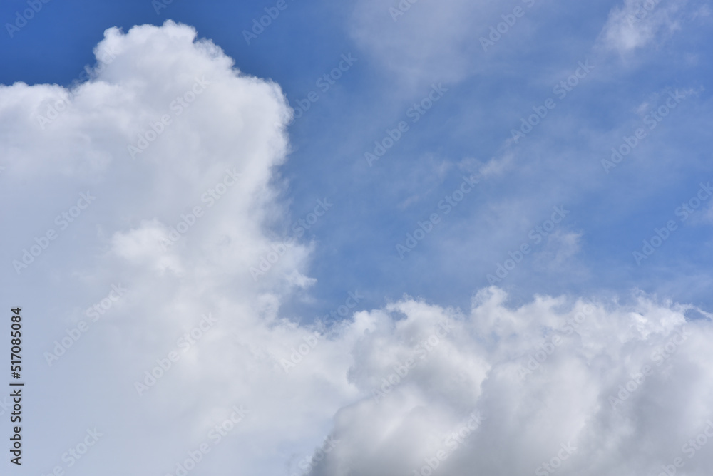 Beautiful sky. Cumulonimbus cloud and cirrus cloud Beautiful sky. Cumulonimbus cloud and cirrus cloud