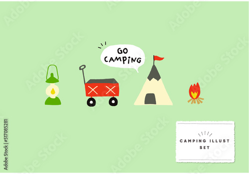 handwriting camping