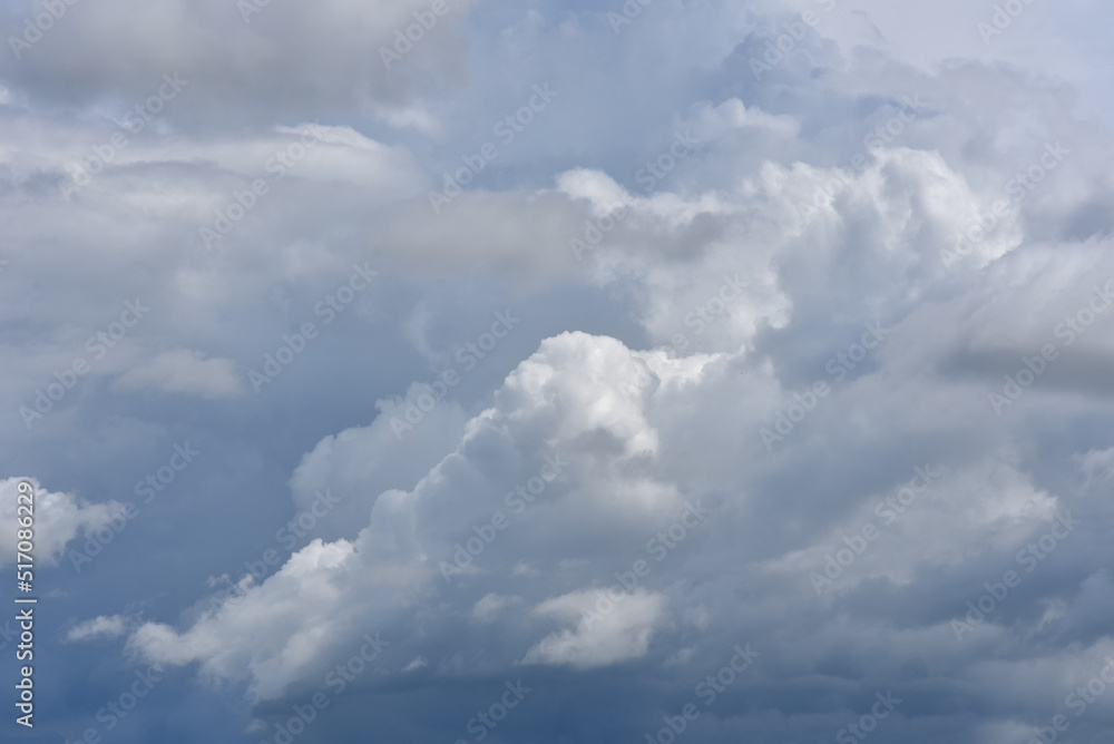 Beautiful sky. Cumulonimbus cloud and cirrus cloud Beautiful sky. Cumulonimbus cloud and cirrus cloud