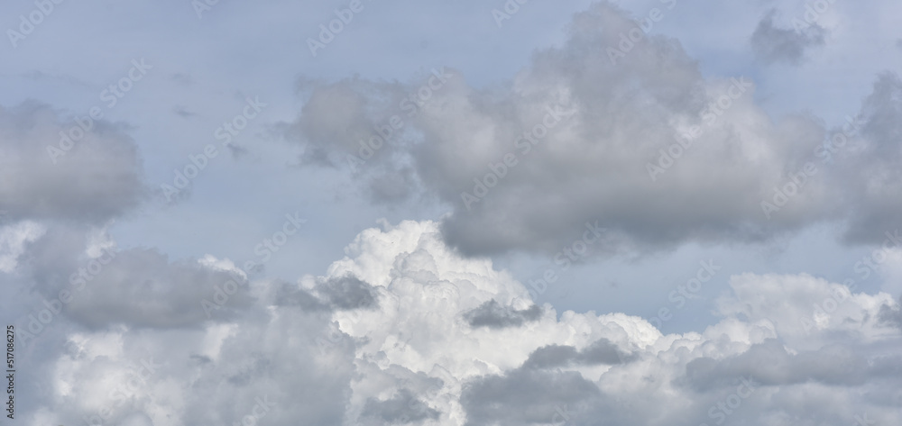 Beautiful sky. Cumulonimbus cloud and cirrus cloud Beautiful sky. Cumulonimbus cloud and cirrus cloud