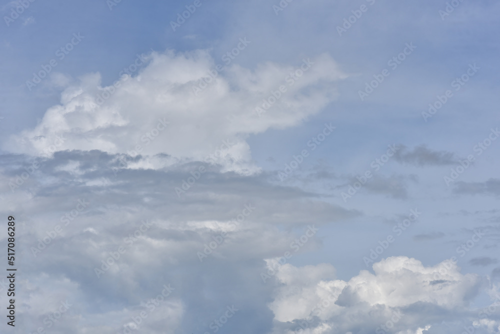 Beautiful sky. Cumulonimbus cloud and cirrus cloud Beautiful sky. Cumulonimbus cloud and cirrus cloud