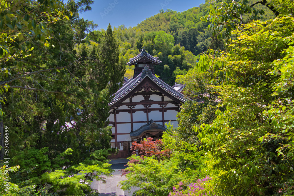 The reception hall of Komyo-ji temple.  Kyoto Japan
