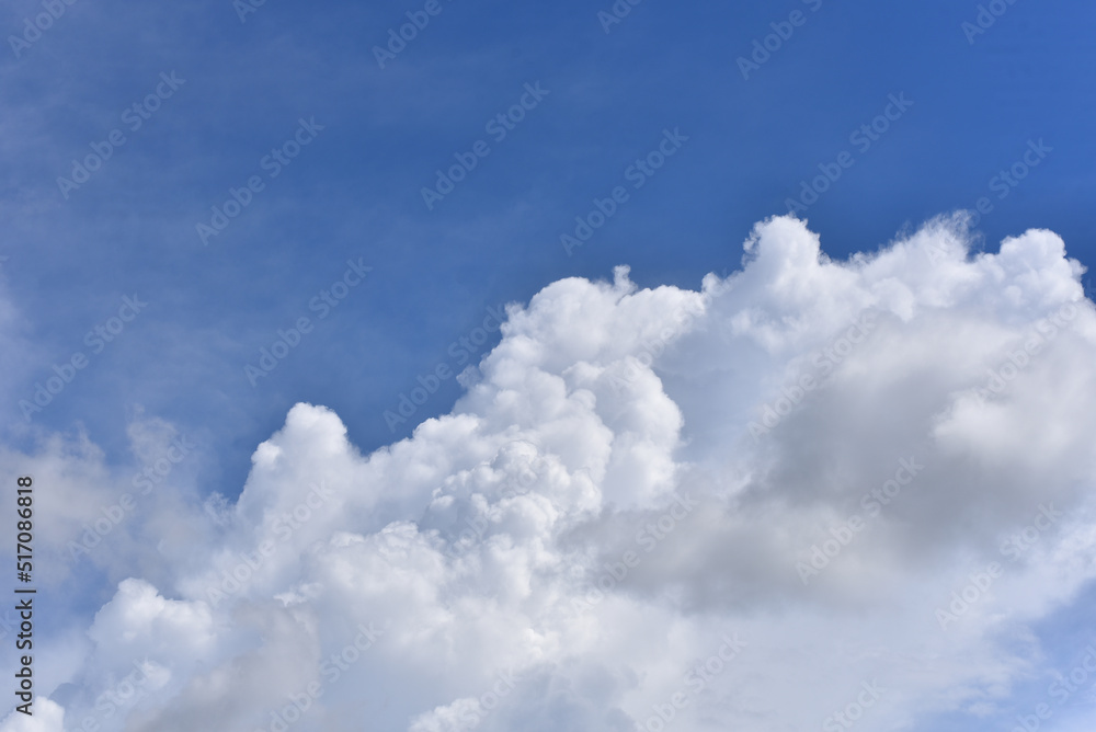 Beautiful sky. Cumulonimbus cloud and cirrus cloud Beautiful sky. Cumulonimbus cloud and cirrus cloud