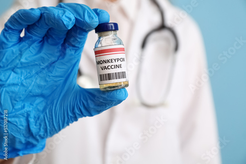 Female doctor with monkeypo...