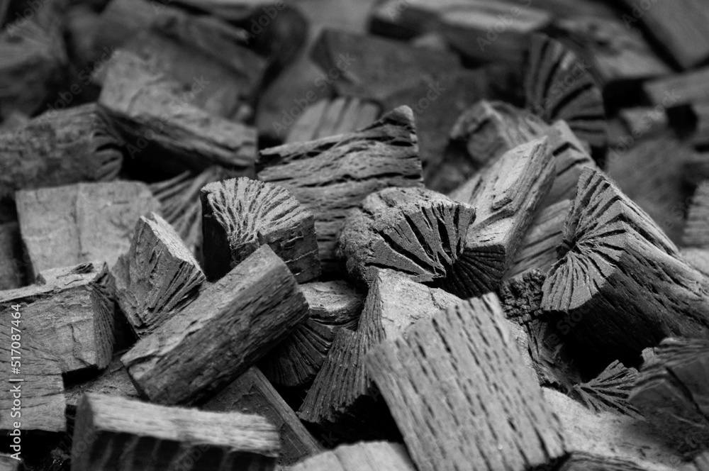 Wood Coal Background 