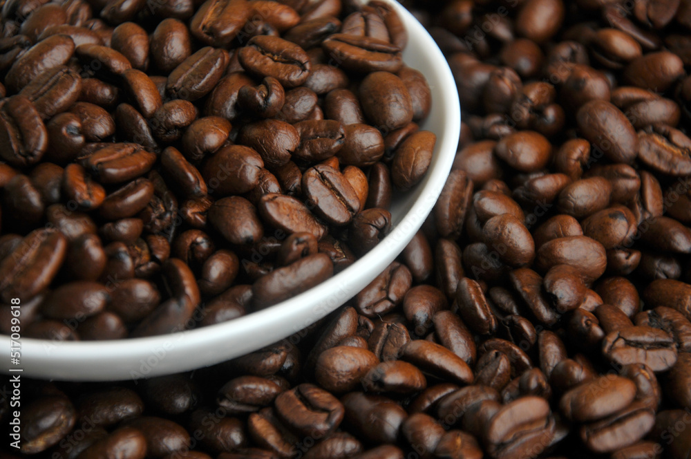 Coffee Beans and cup Coffee Beans and cup