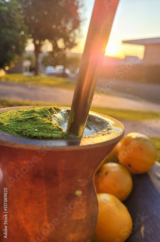 Chimarrão with yerba mate from the south of Brazil