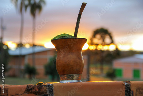 Quadro su tela Chimarrão with yerba mate from the south of Brazil