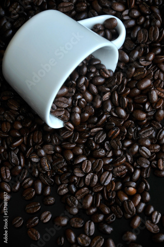 Coffee Beans and cup