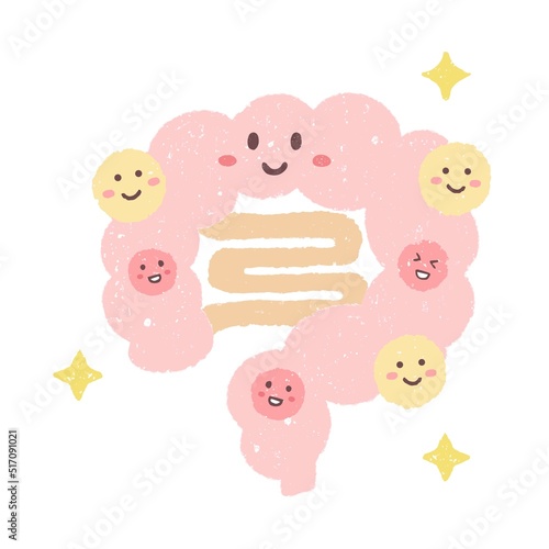 善玉菌とピカピカの腸内