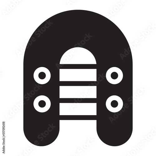 boat glyph icon