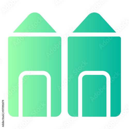 dressing room gradient icon