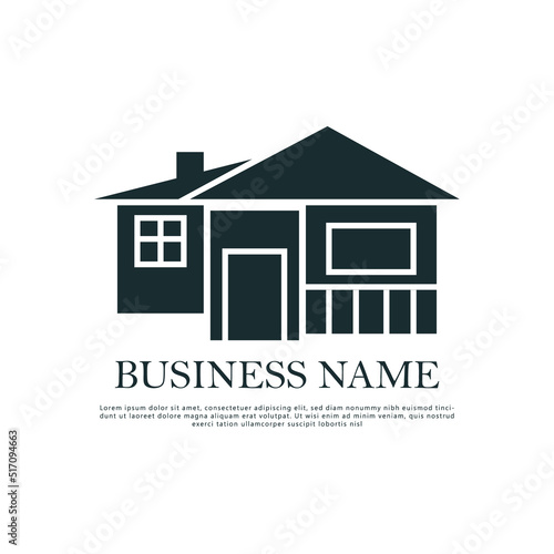 Property and Construction vector logo design. Real Estate Logo design. elegant house logo design